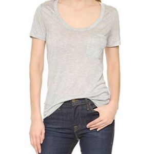 Club Monaco Scoop Neck Shortsleeve Tee